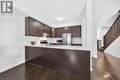 9 Starling Drive, Hamilton, ON - Indoor Photo Showing Kitchen With Double Sink
