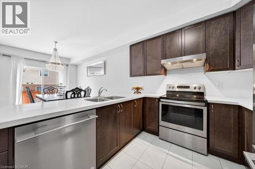 9 Starling Drive, Hamilton, ON - Indoor Photo Showing Kitchen With Stainless Steel Kitchen With Double Sink