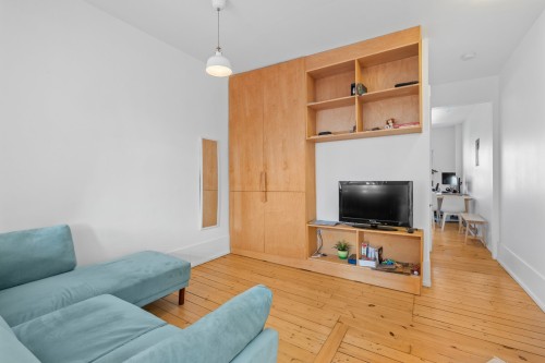 Salon - 4425 Rue De Bordeaux, Montréal (Le Plateau-Mont-Royal), QC - Indoor Photo Showing Living Room