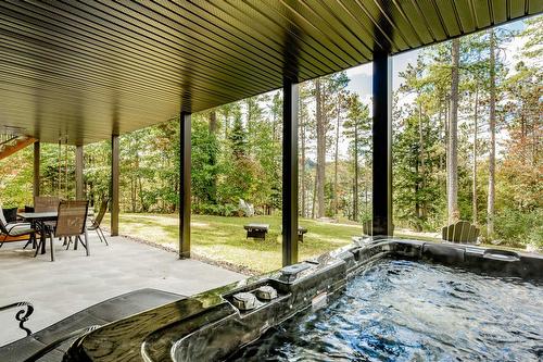 Spa - 220 Rue De L'Archipel, Saint-Denis-De-Brompton, QC - Outdoor With Deck Patio Veranda