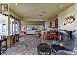 Basement rec room with bar - 