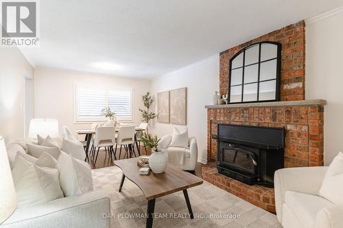 81 Trudeau Drive, Clarington, ON - Indoor Photo Showing Living Room With Fireplace