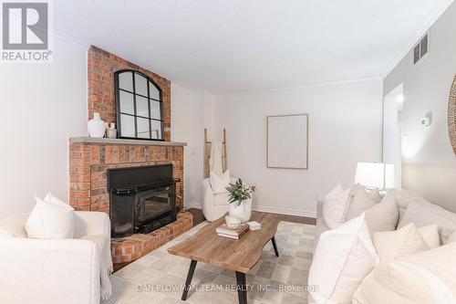 81 Trudeau Drive, Clarington, ON - Indoor Photo Showing Living Room With Fireplace