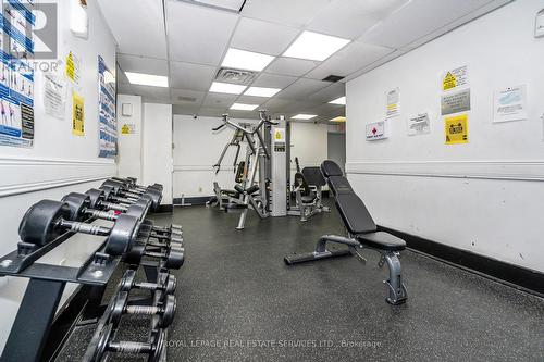 1201E - 325 Webb Drive, Mississauga, ON - Indoor Photo Showing Gym Room