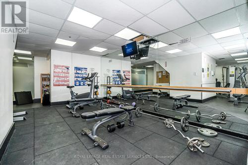 1201E - 325 Webb Drive, Mississauga, ON - Indoor Photo Showing Gym Room