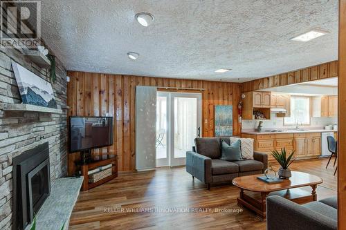 6691 Perth Line 44, West Perth, ON - Indoor Photo Showing Living Room With Fireplace