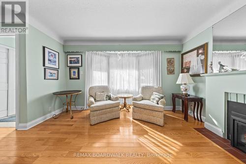 Living Room - 961 Kingsmere Avenue, Ottawa, ON - Indoor Photo Showing Living Room With Fireplace