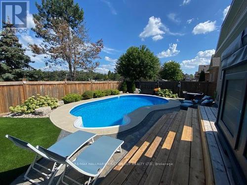 11 Lonetto Street, Whitby, ON - Outdoor With In Ground Pool With Backyard