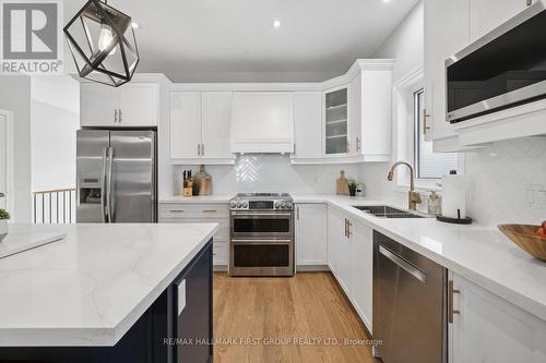 11 Lonetto Street, Whitby, ON - Indoor Photo Showing Kitchen With Double Sink With Upgraded Kitchen