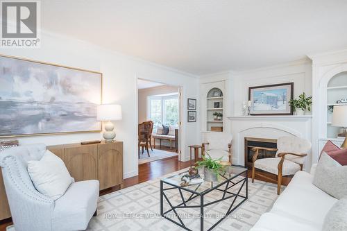 56 Acredale Drive, Hamilton, ON - Indoor Photo Showing Living Room With Fireplace