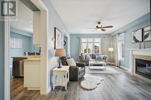 105 Oakhaven Place, Hamilton, ON - Indoor Photo Showing Living Room With Fireplace