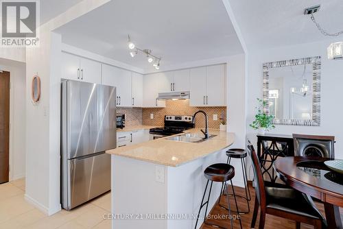 1503 - 9 George Street, Brampton, ON - Indoor Photo Showing Kitchen With Double Sink