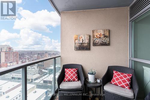 1503 - 9 George Street, Brampton, ON - Outdoor With Balcony With Exterior