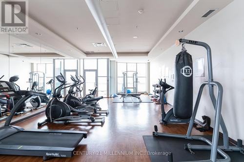 1503 - 9 George Street, Brampton, ON - Indoor Photo Showing Gym Room