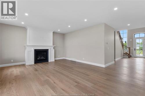 259 Joan Flood, Essex, ON - Indoor Photo Showing Living Room With Fireplace