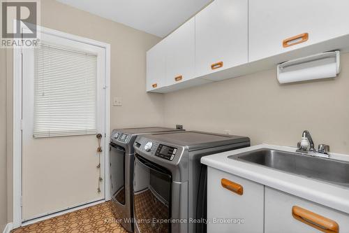 Main Floor Laundry. New Appliances - 943 Playfair Road, Midland, ON - Indoor Photo Showing Laundry Room