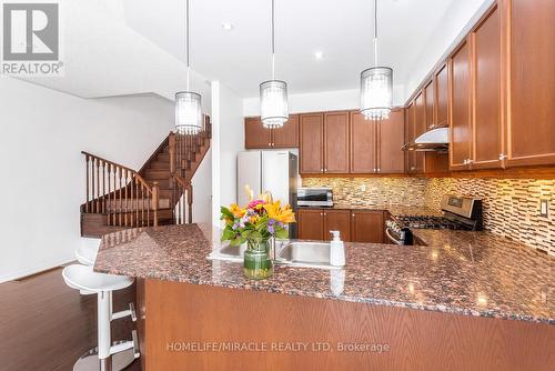 58 - 745 Farmstead Drive, Milton, ON - Indoor Photo Showing Kitchen With Upgraded Kitchen