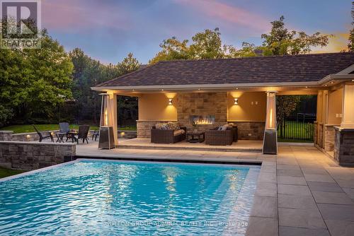 22 James Bowman Court, King, ON - Outdoor With In Ground Pool With Deck Patio Veranda