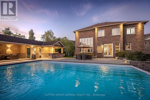 22 James Bowman Court, King, ON - Outdoor With In Ground Pool With Deck Patio Veranda