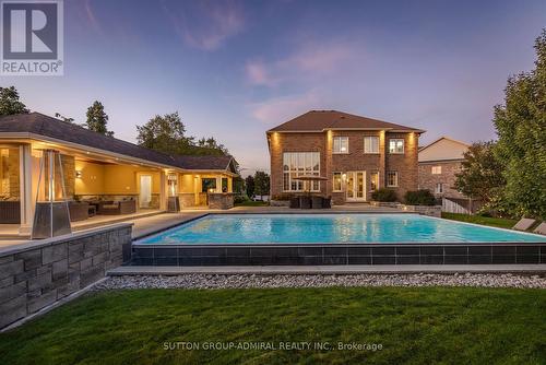 22 James Bowman Court, King, ON - Outdoor With In Ground Pool With Deck Patio Veranda With Backyard