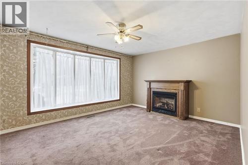 66 Geneva Crescent, Kitchener, ON - Indoor With Fireplace