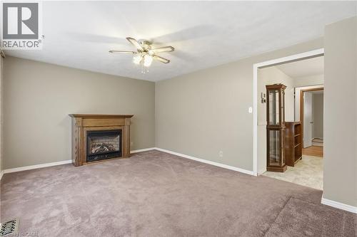 66 Geneva Crescent, Kitchener, ON - Indoor With Fireplace