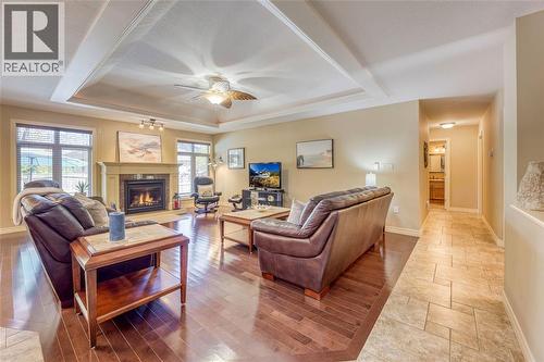 216 Gemstone Court, Sarnia, ON - Indoor Photo Showing Living Room With Fireplace