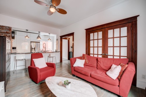 Living Room - 1411 Boul. Pie-Ix, Montréal (Mercier/Hochelaga-Maisonneuve), QC - Indoor Photo Showing Living Room