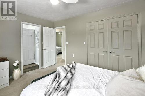 Primary Bedroom with cheater ensuite and large clo - 468 8Th Avenue E, Owen Sound, ON - Indoor Photo Showing Bedroom