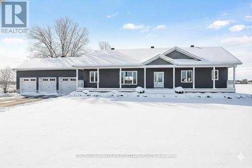Superior built new 2022 custom bungalow - 800 Waba Road, Mississippi Mills, ON - Outdoor With Facade