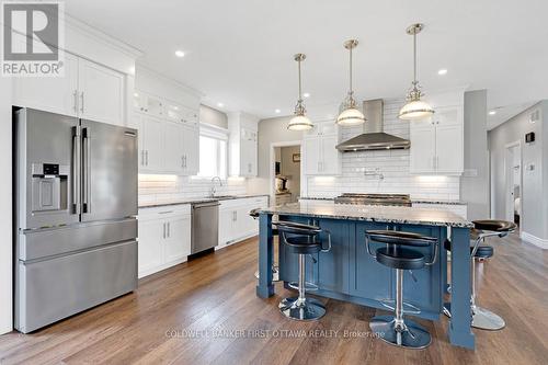 Ultimate granite kitchen with island breakfast-bar - 800 Waba Road, Mississippi Mills, ON - Indoor Photo Showing Kitchen With Upgraded Kitchen