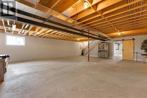 Awaiting your finishings; and has access to garage - 800 Waba Road, Mississippi Mills, ON - Indoor Photo Showing Basement
