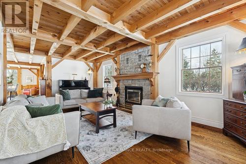3125 Torwood Drive, Ottawa, ON - Indoor Photo Showing Living Room With Fireplace