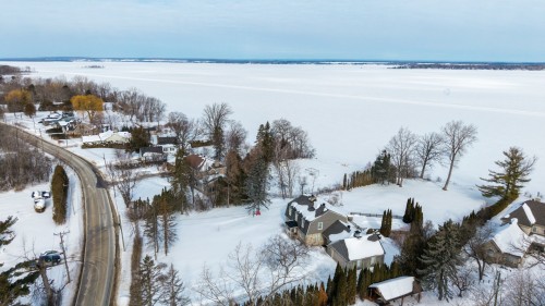 Aerial View - 692 Rue Main, Hudson, QC - Outdoor With Body Of Water With View