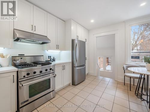 529 Logan Avenue, Toronto, ON - Indoor Photo Showing Kitchen With Stainless Steel Kitchen