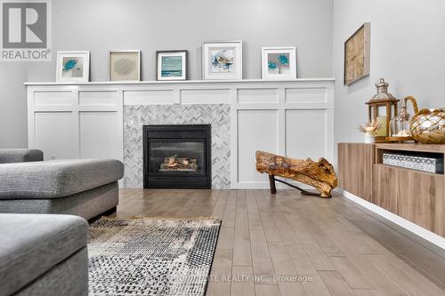 11 Elderberry Lane, Hamilton, ON - Indoor Photo Showing Living Room With Fireplace