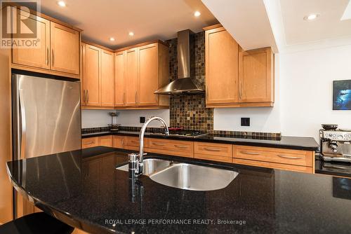 Granite countertops - 241 Fourth Avenue, Ottawa, ON - Indoor Photo Showing Kitchen With Double Sink