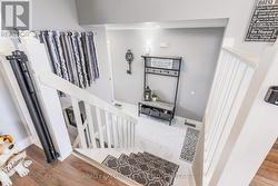 Looking down from upstairs - 