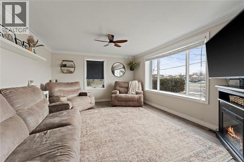 391 Lavoie Street, Belle River, ON - Indoor Photo Showing Living Room With Fireplace