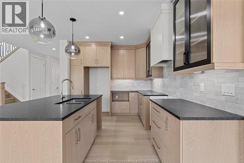 267 Joan Flood, Essex, ON - Indoor Photo Showing Kitchen With Double Sink With Upgraded Kitchen