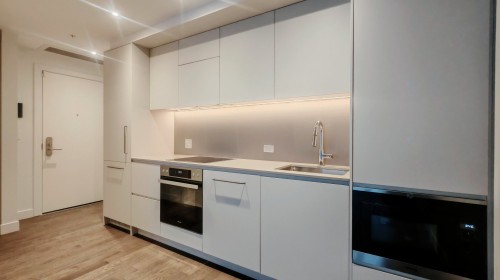 Cuisine - 4701-1205 Place Phillips, Montréal (Ville-Marie), QC - Indoor Photo Showing Kitchen