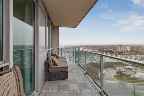 1503-1055 Southdown Road, Mississauga, ON - Outdoor With Balcony With View With Exterior