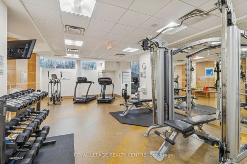 1503-1055 Southdown Road, Mississauga, ON - Indoor Photo Showing Gym Room