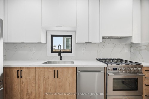 241 Maria Street, Toronto, ON - Indoor Photo Showing Kitchen With Stainless Steel Kitchen With Upgraded Kitchen