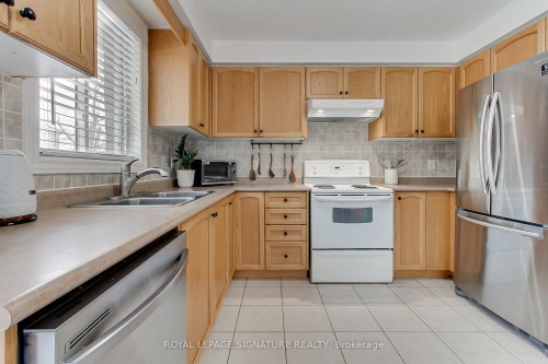 62 Cloughley Drive, Barrie, ON - Indoor Photo Showing Kitchen With Double Sink