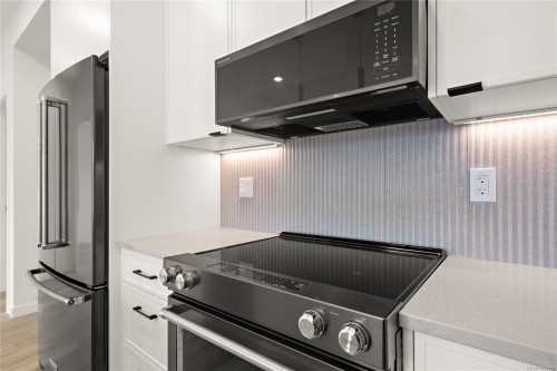 203-1102 Esquimalt Rd, Esquimalt, BC - Indoor Photo Showing Kitchen