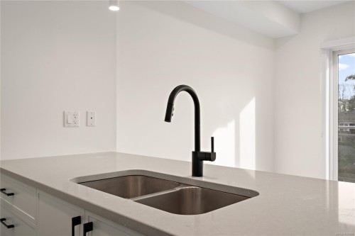203-1102 Esquimalt Rd, Esquimalt, BC - Indoor Photo Showing Kitchen With Double Sink