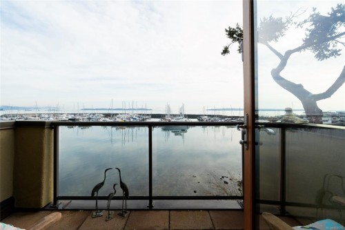 201-9949 Third St, Sidney, BC -  With Body Of Water With View