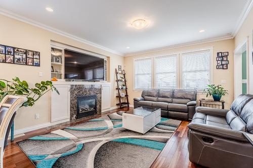 2240 Jackson Avenue, Merritt, BC - Indoor Photo Showing Living Room With Fireplace