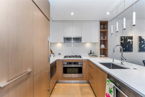 405-1033 Cook St, Victoria, BC - Indoor Photo Showing Kitchen With Stainless Steel Kitchen With Upgraded Kitchen